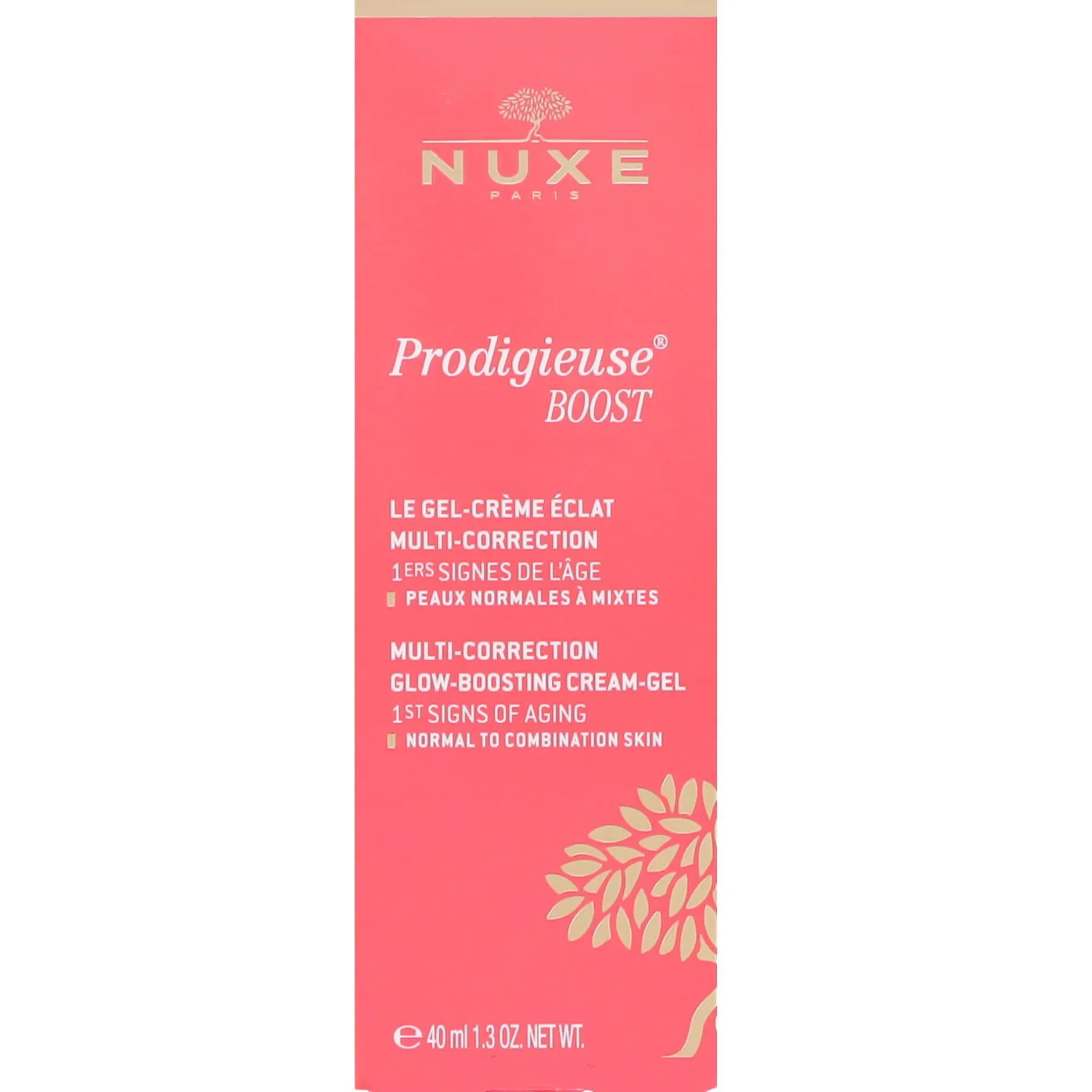 Nuxe Prodigieuse Boost Multi-Correction Gel Cream Normal to Combination Skin 40ml Discount