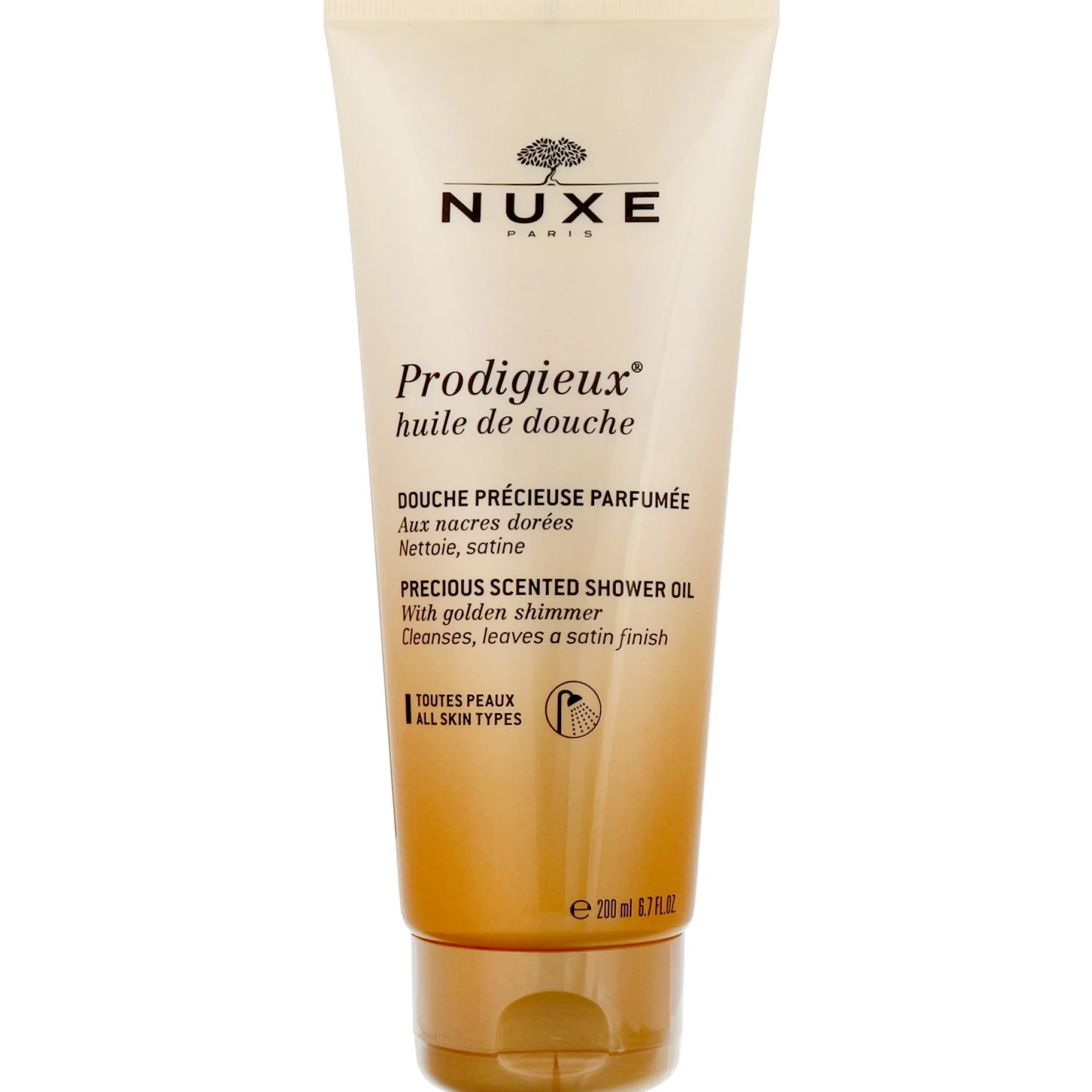 Nuxe Prodigieux Precious Scented Shower Oil With Golden Shimmer 200ml Best