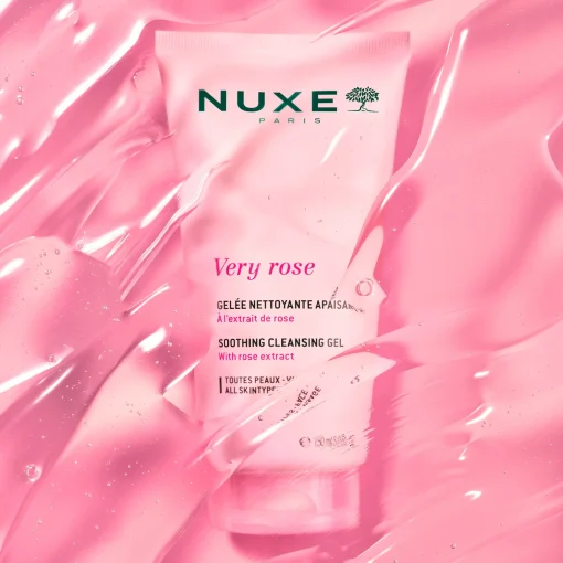Nuxe Very Rose Soothing Cleansing Gel 150ml Clearance