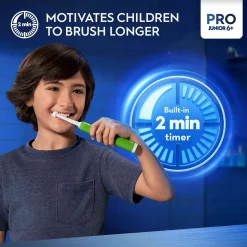 Oral-B Oral- Pro Junior Purple Electric Toothbrush For Ages 6+ Discount