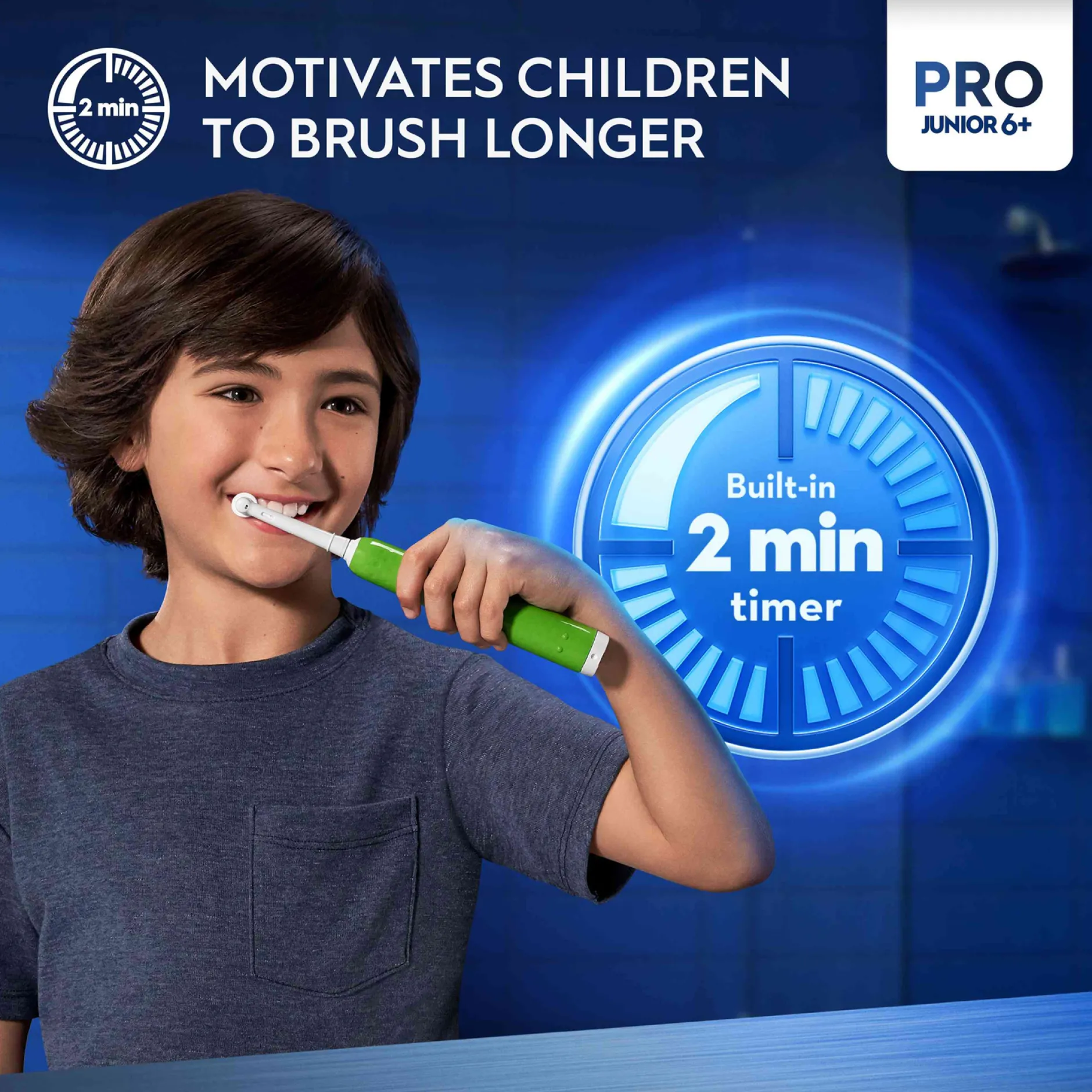 Oral-B Oral- Pro Junior Purple Electric Toothbrush For Ages 6+ Discount