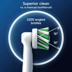 Oral-B CrossAction Replacement Heads 8 Pack with X Fillaments Best