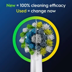 Oral-B CrossAction Replacement Heads 8 Pack with X Fillaments Best