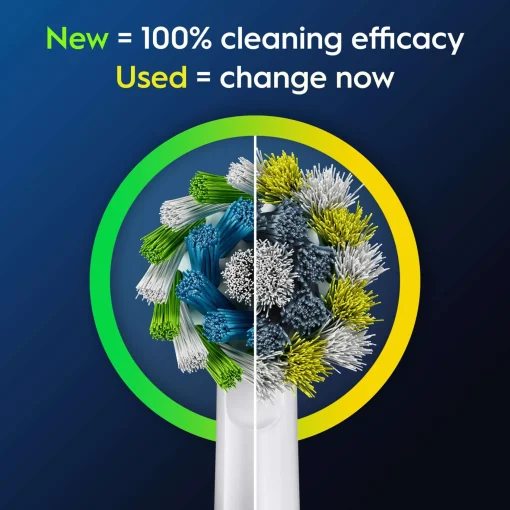 Oral-B CrossAction Replacement Heads 8 Pack with X Fillaments Best