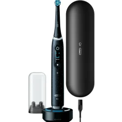 Oral-B iO 10 Cosmic Black Electric Toothbrush with Charging Travel Case Outlet