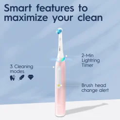 Oral-B iO 3 Pink Electric Toothbrush Discount