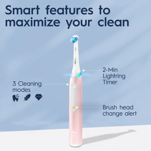 Oral-B iO 3 Pink Electric Toothbrush Discount