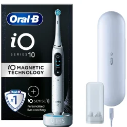 Oral-B iO 10 Stardust White Electric Toothbrush with Charging Travel Case Sale