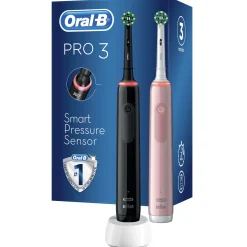 Oral-B Pro 3 - 3900 Duo Pack Black & Pink