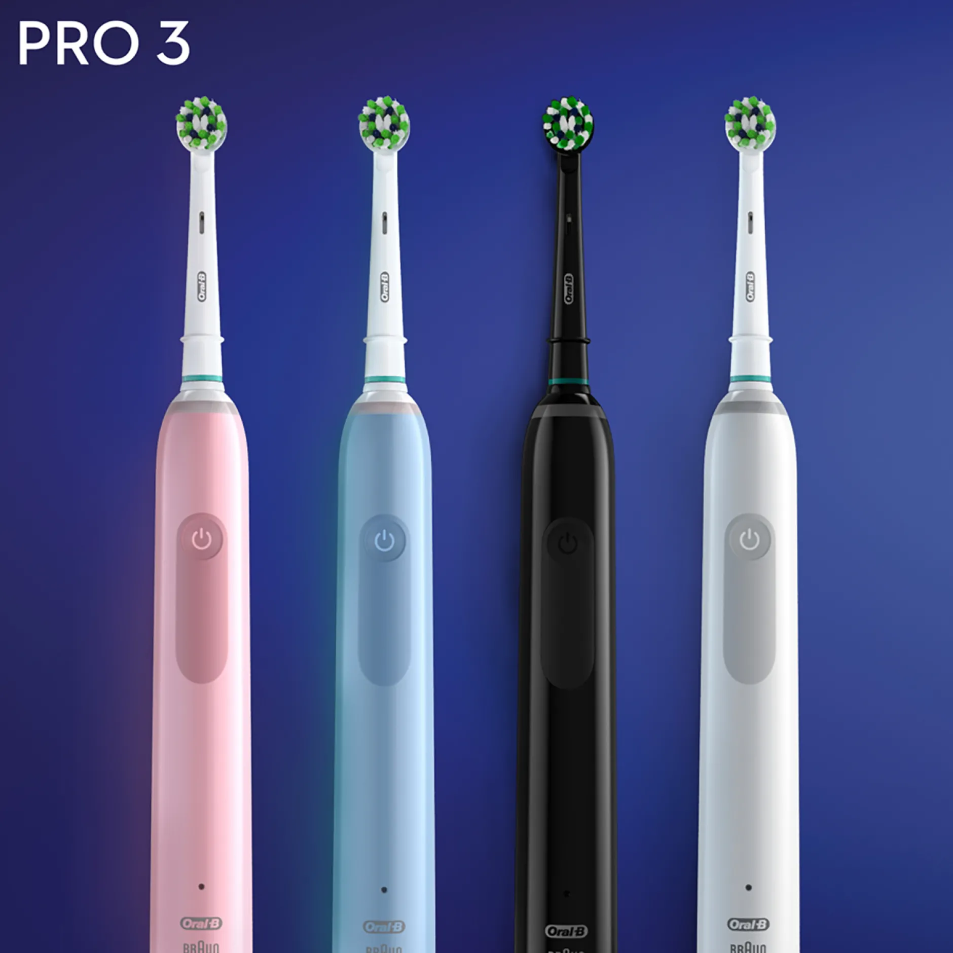 Oral-B Pro 3 - 3900 Duo Pack Black & Pink