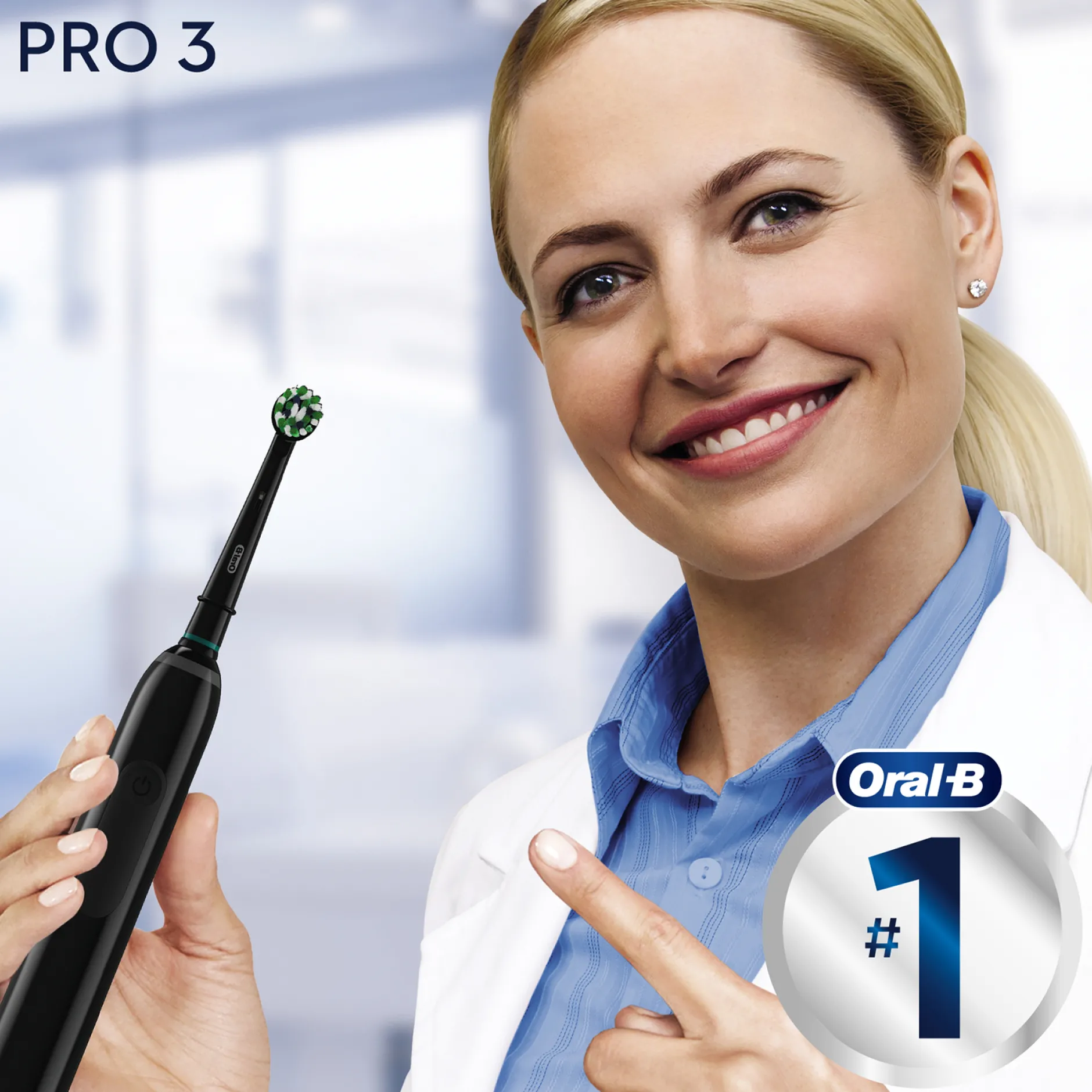 Oral-B Pro 3 - 3900 Duo Pack Black & Pink