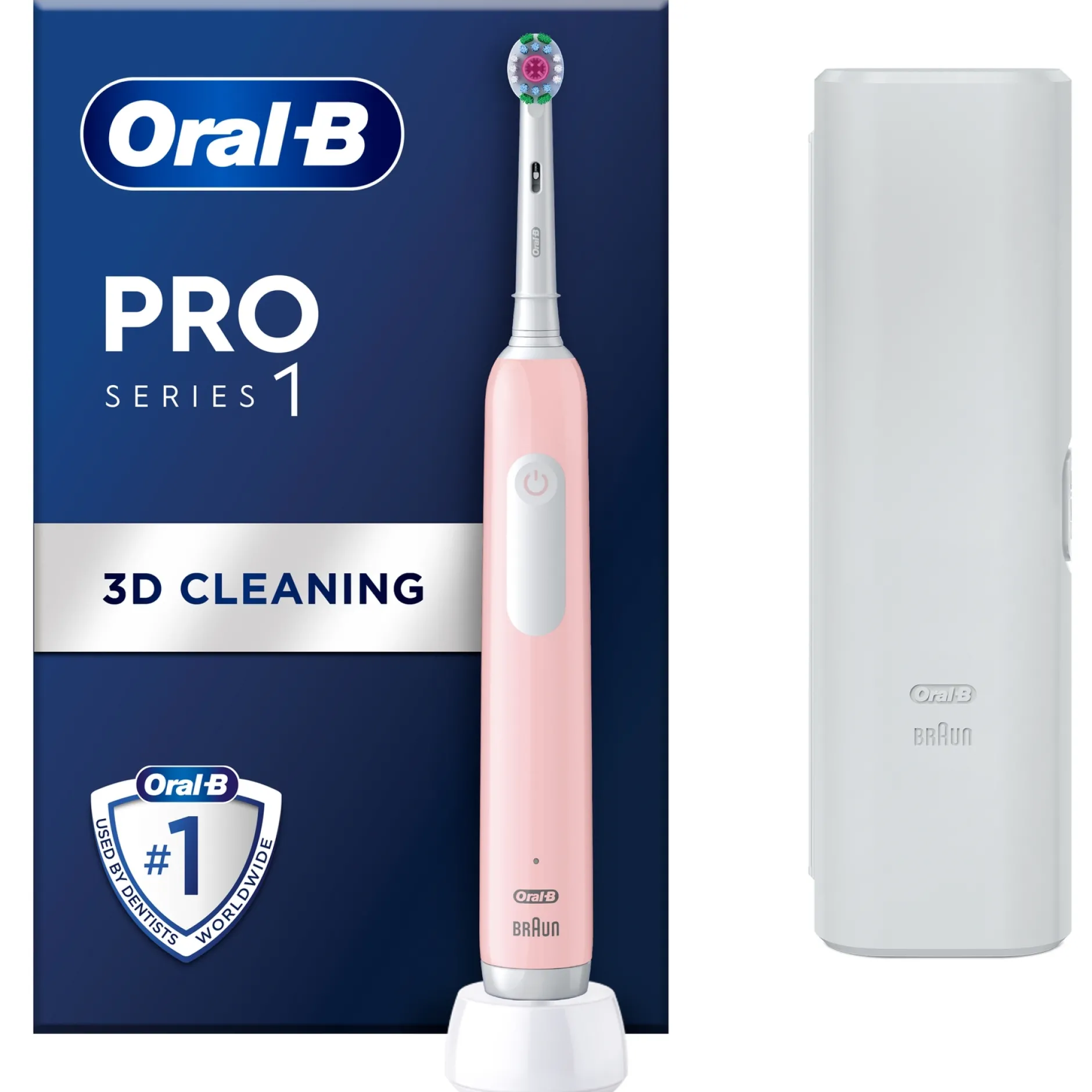 Oral-B Pro 1 Pink Electric Toothbrush Clearance