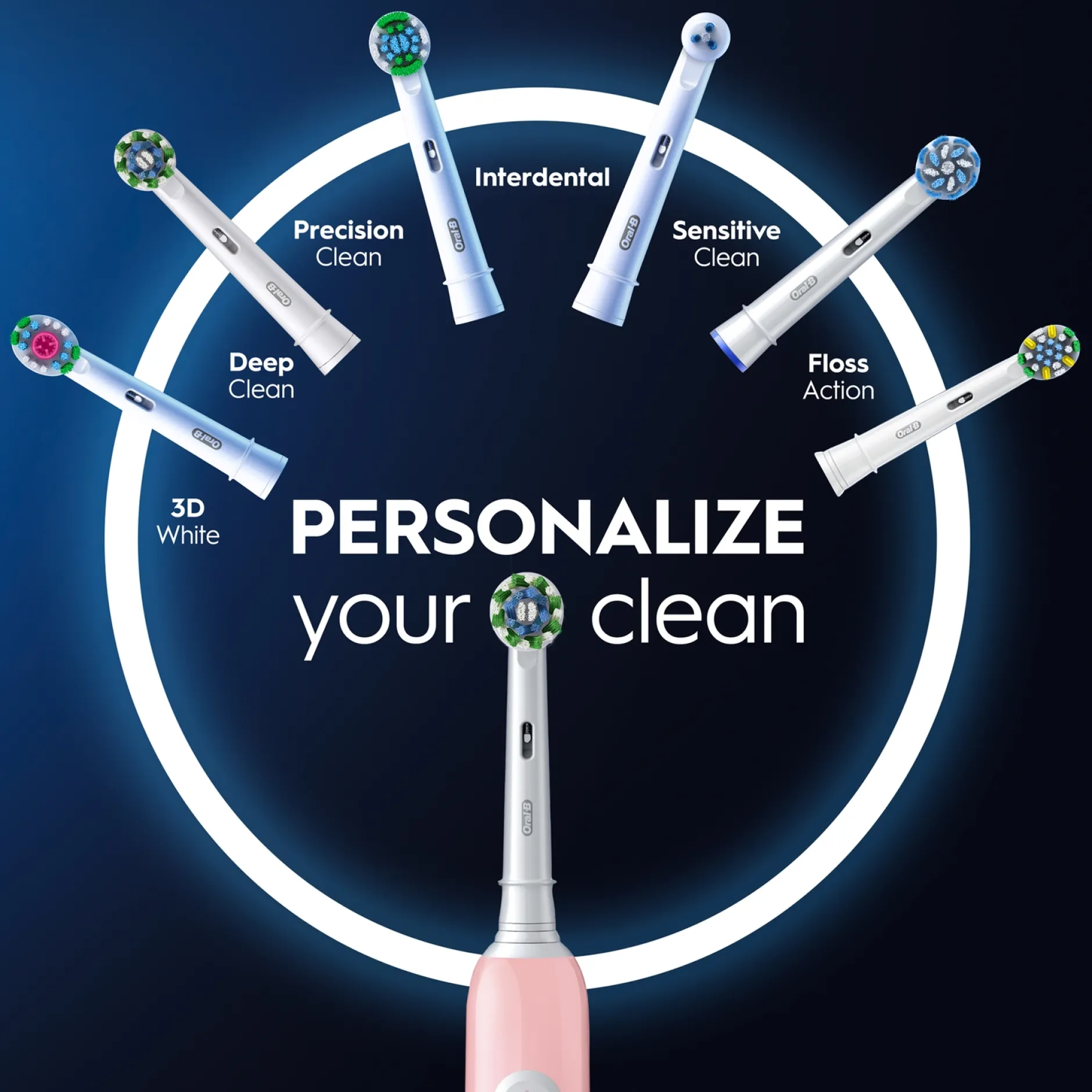 Oral-B Pro 1 Pink Electric Toothbrush Clearance