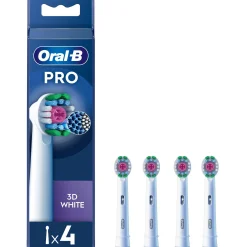 Oral-B Toothbrush Heads Pro 3D White Toothbrush Heads 4 Pack Clearance