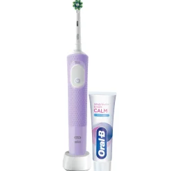 Oral-B Vitality Pro Purple Electric Toothbrush & Toothpaste 75ml Best