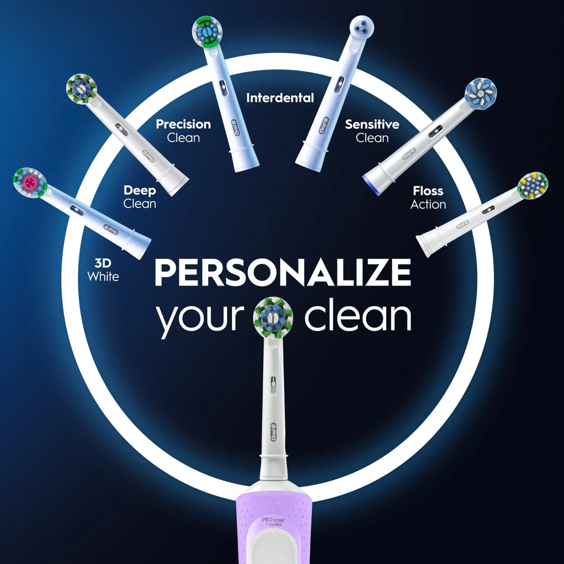 Oral-B Vitality Pro Purple Electric Toothbrush & Toothpaste 75ml Best