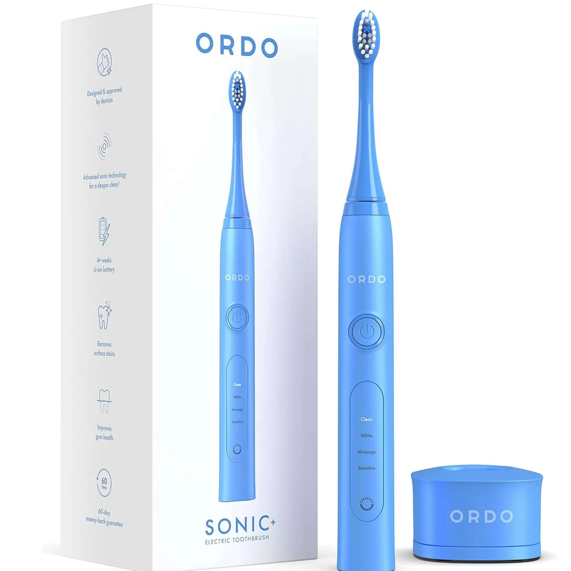 Ordo Sonic+ Arctic Blue Electric Toothbrush New