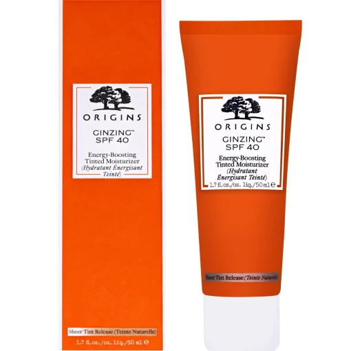 Origins Ginzing SPF40 Energy-Boosting Tinted Moisturizer 50ml Outlet