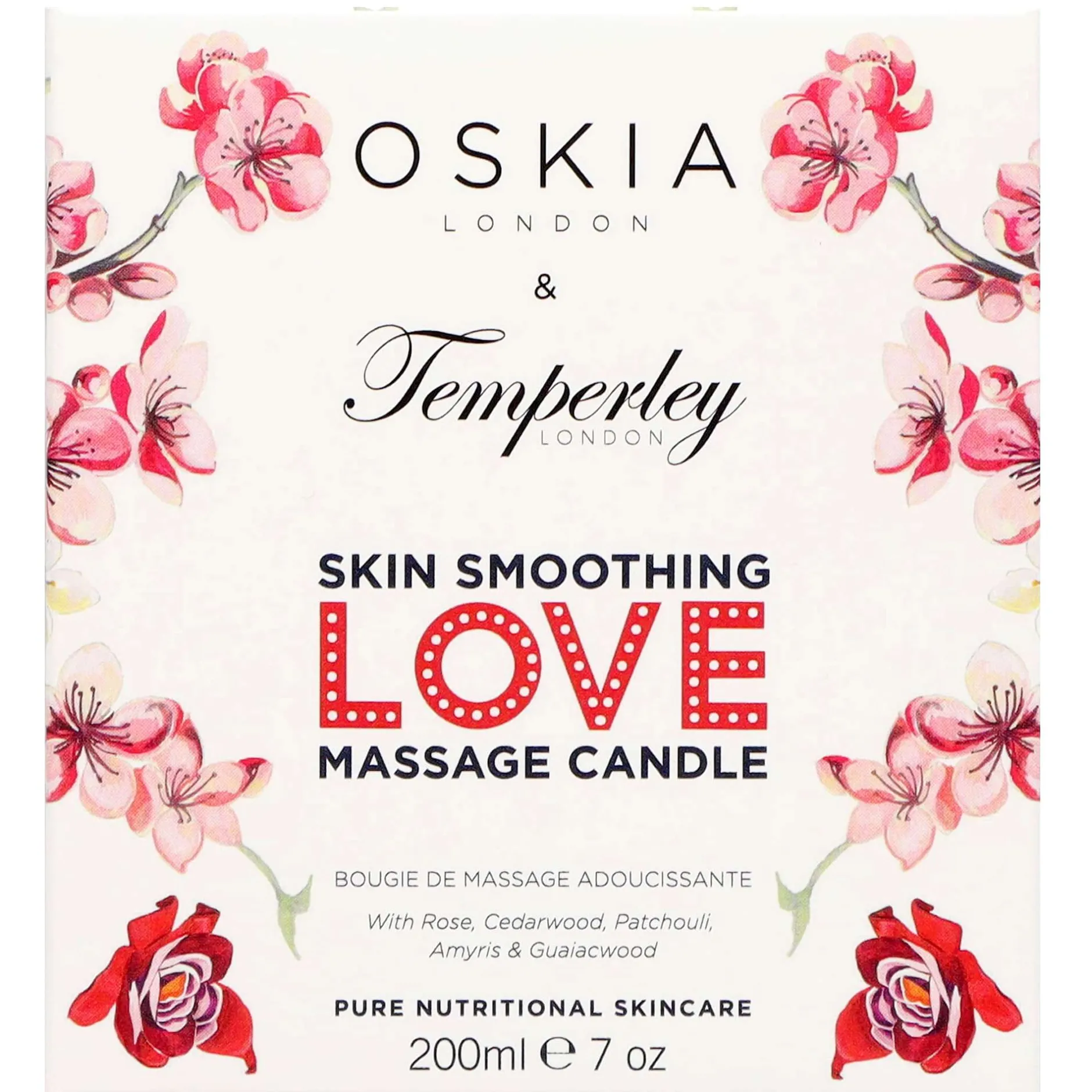 Oskia Bath & Body Love Treatment & Massage Candle 200g Clearance