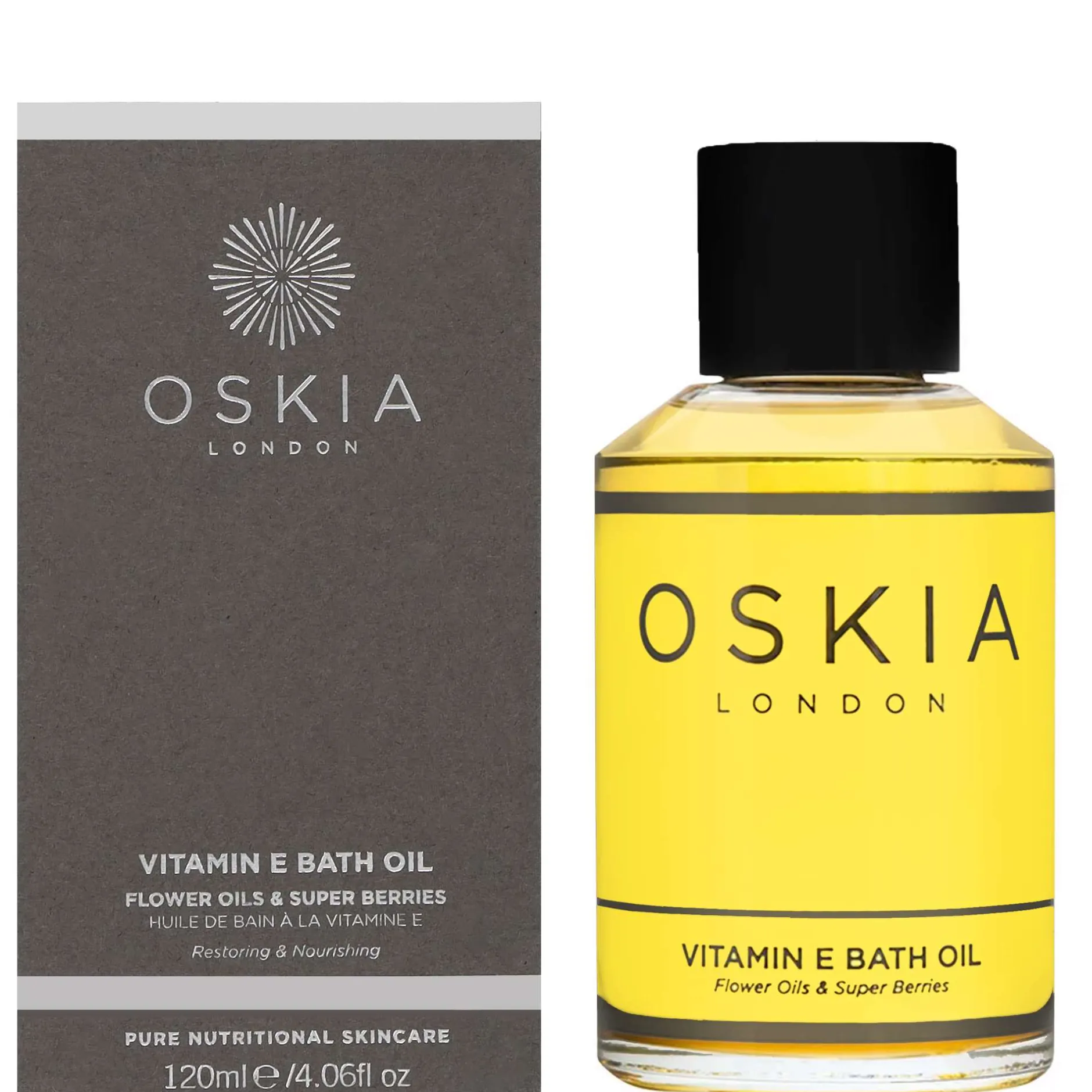 Oskia Bath & Body Vitamin E Bath Oil 120ml Discount