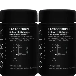 Oskia Bundles Lactoferrin + L-Glutamine Capsules 2 x 60 Discount