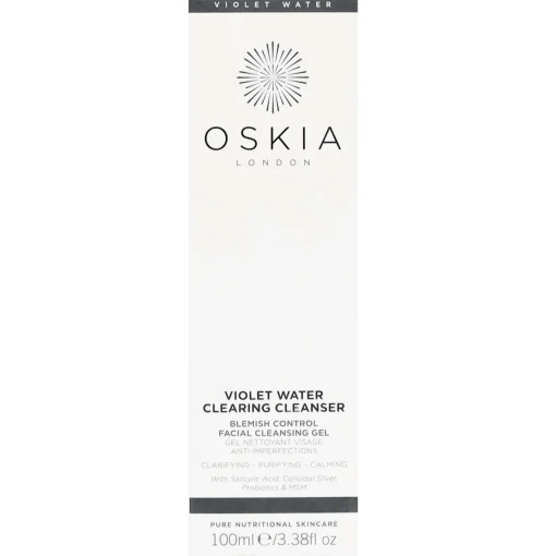 Oskia Cleansers Violet Water Blemish Control Clearing Cleanser 100ml