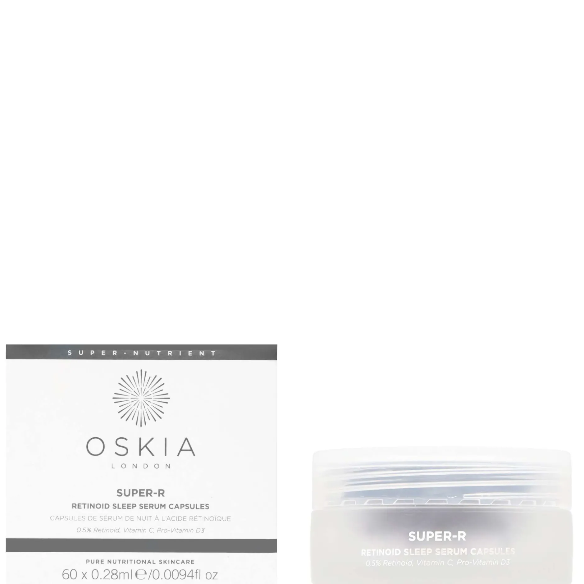 Oskia Facial Oils & Serums Super-R Retinoid Sleep Serum Capsules x 60 Clearance