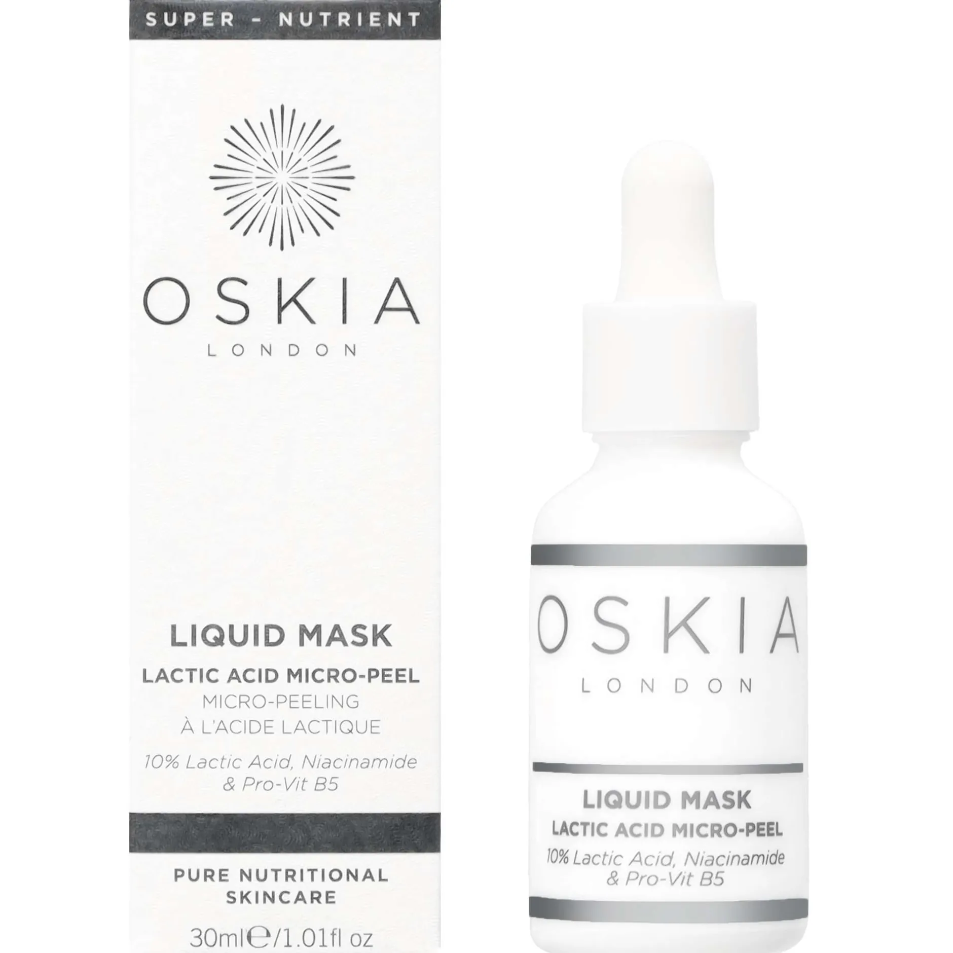 Oskia Masks & Exfoliators Liquid Mask Lactic Acid Micro-Peel 30ml Hot