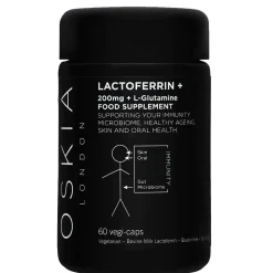 Oskia Supplements Lactoferrin + L-Glutamine Capsules x 60 Clearance
