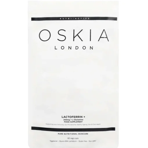 Oskia Supplements Lactoferrin + L-Glutamine Capsules x 60 Clearance