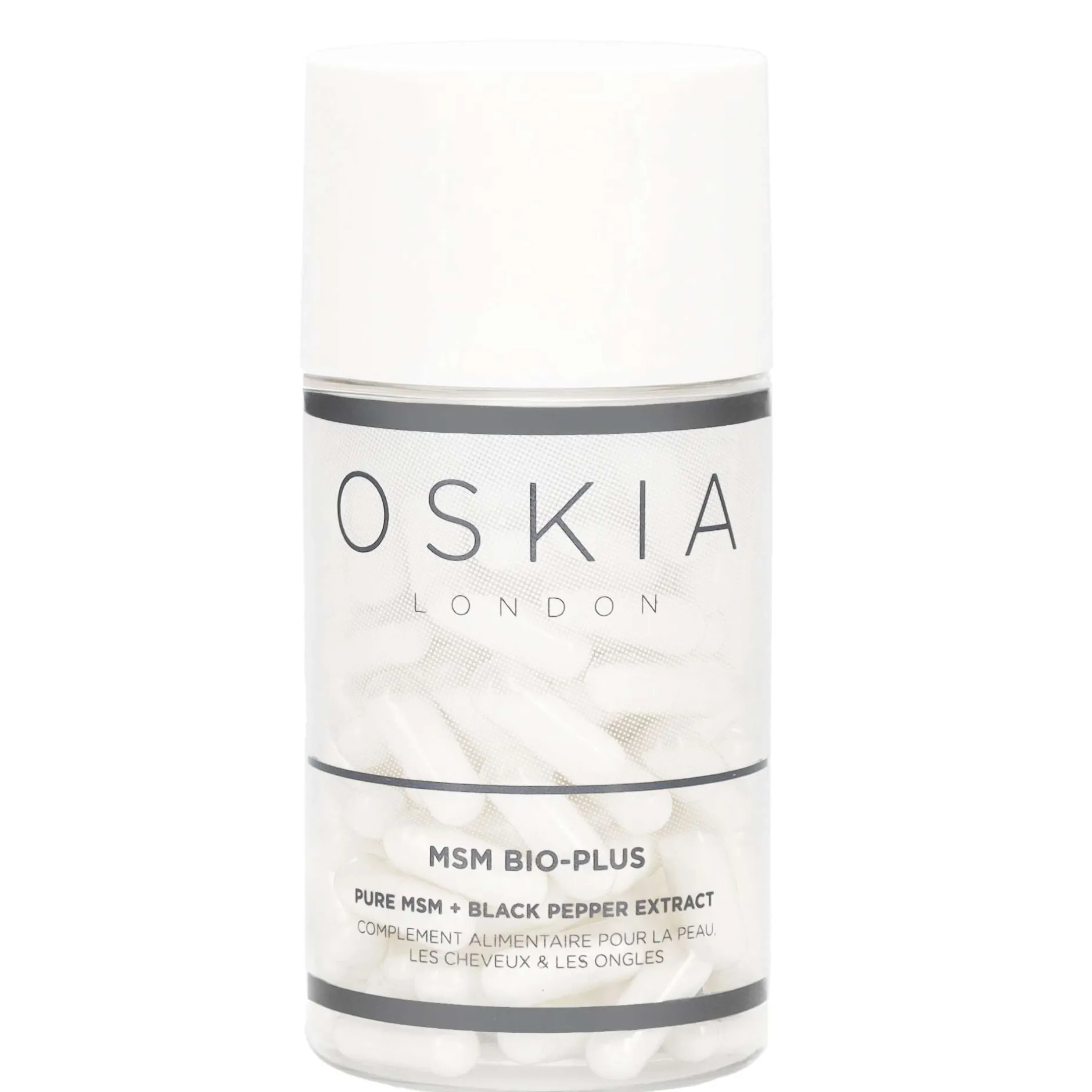 Oskia Supplements MSM Bio-Plus Pure MSM + Black Pepper Extract 120 Capsules Sale