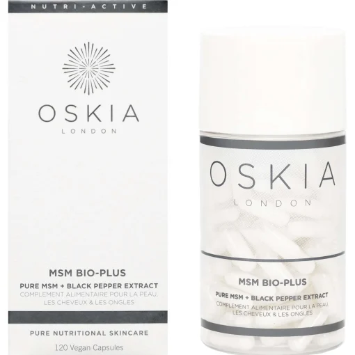 Oskia Supplements MSM Bio-Plus Pure MSM + Black Pepper Extract 120 Capsules Sale