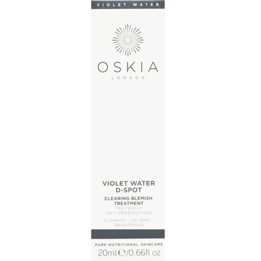Oskia Treatments Violet Water D-Spot Clearing Blemish Treatment 20ml Hot