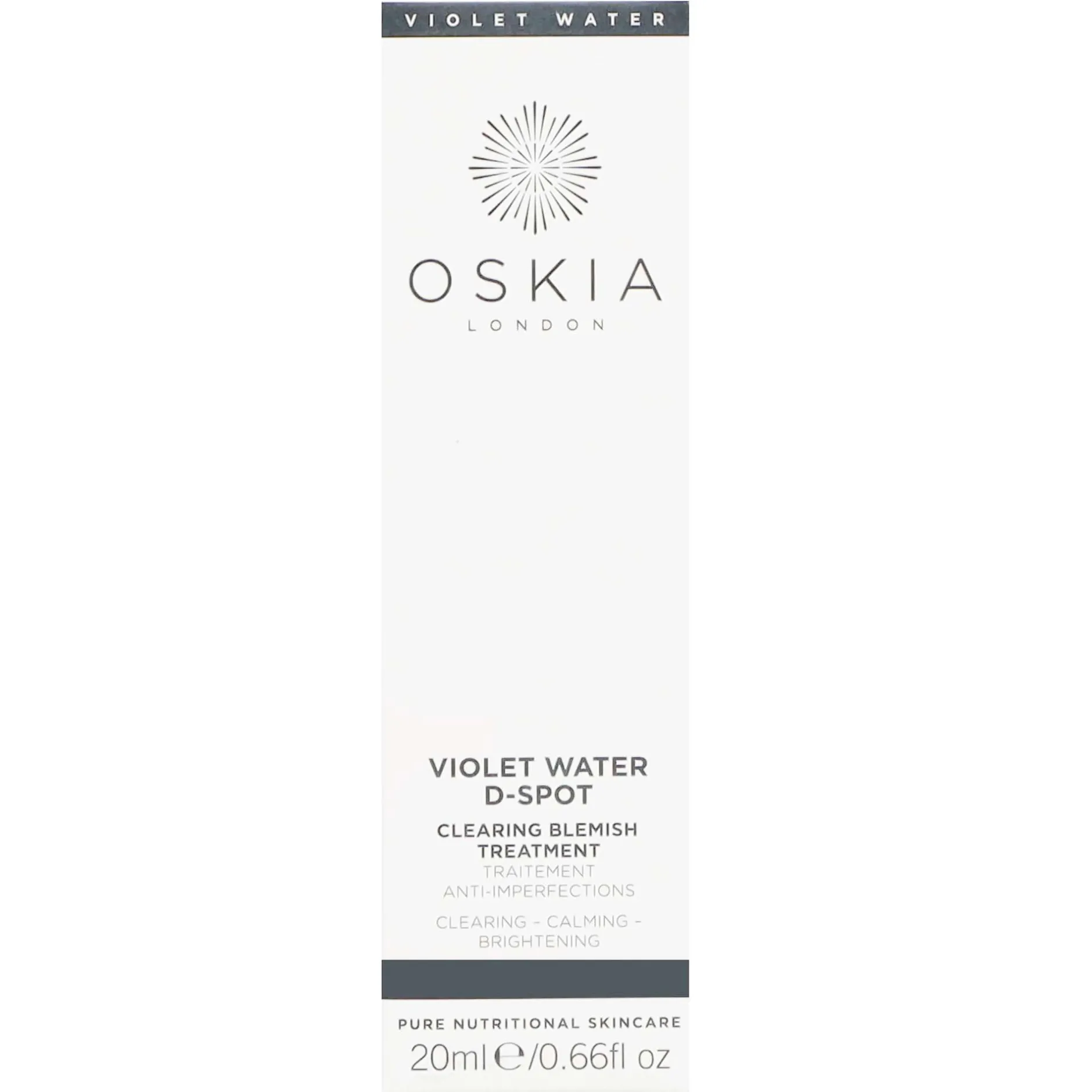 Oskia Treatments Violet Water D-Spot Clearing Blemish Treatment 20ml Hot