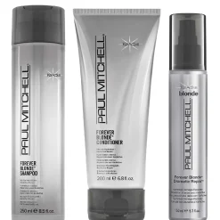 Paul Mitchell Bundles Trio: Forever Blonde Shampoo 250ml, Conditioner 200ml & Dramatic Repair 150ml