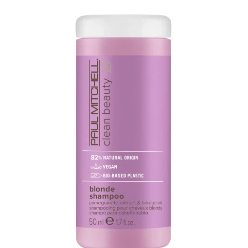 Paul Mitchell Clean Beauty Blonde Shampoo 50ml New