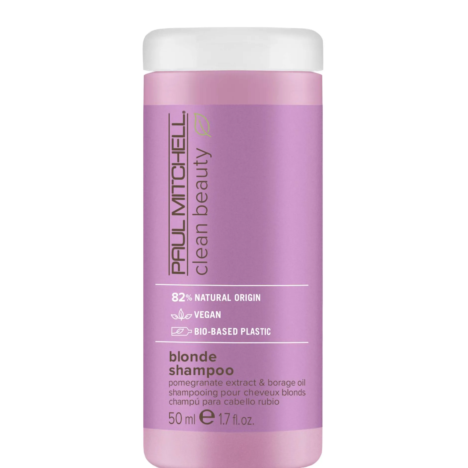 Paul Mitchell Clean Beauty Blonde Shampoo 50ml New