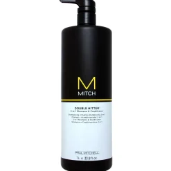 Paul Mitchell Mitch Double Hitter 2-in-1 Shampoo and Conditioner Salon Size 1000ml Clearance