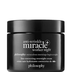 philosophy Anti-Wrinkle Miracle Worker+ Line-Correcting Overnight Cream 60ml New