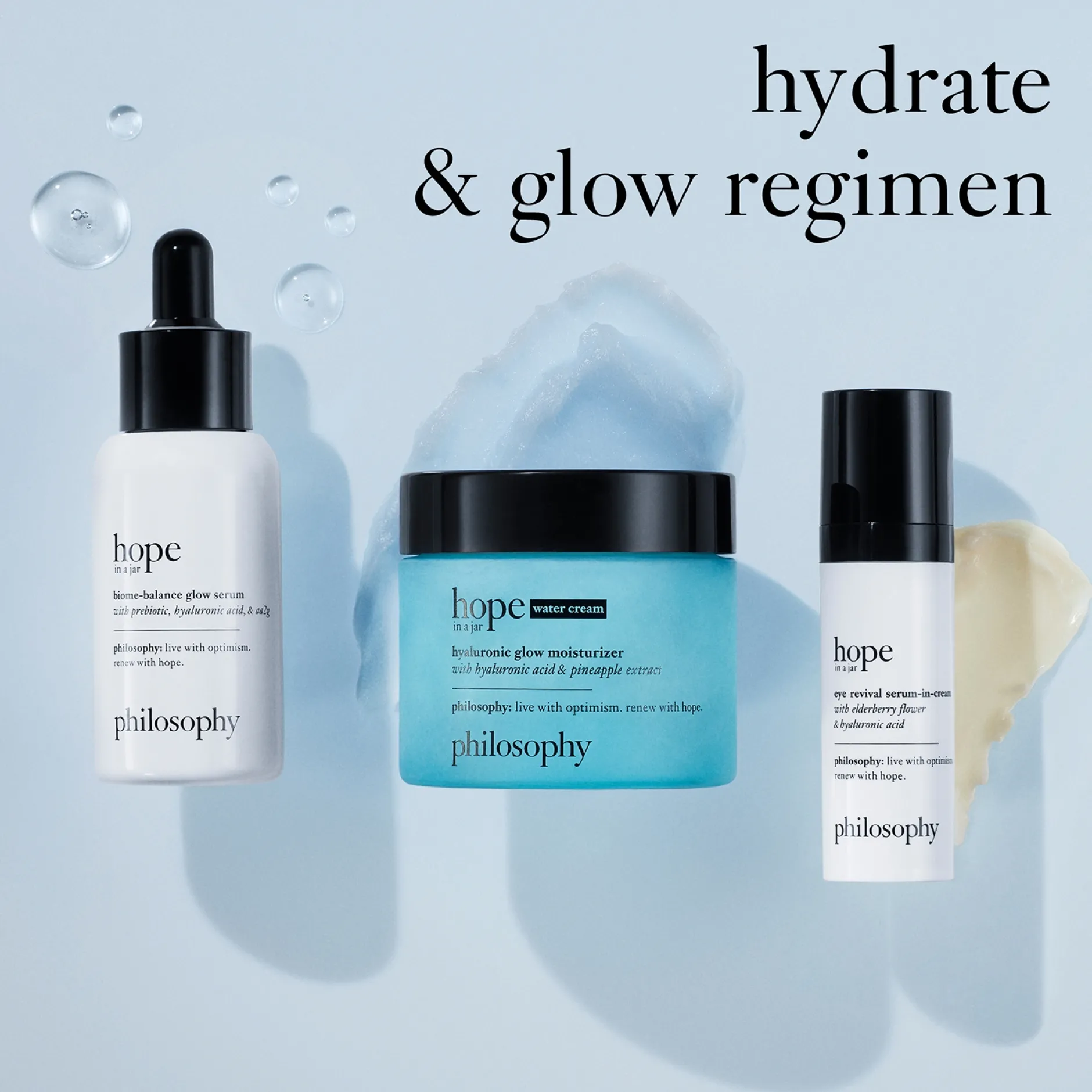 philosophy Hope In A Jar Water Cream Hyaluronic Glow Moisturizer 60ml Sale