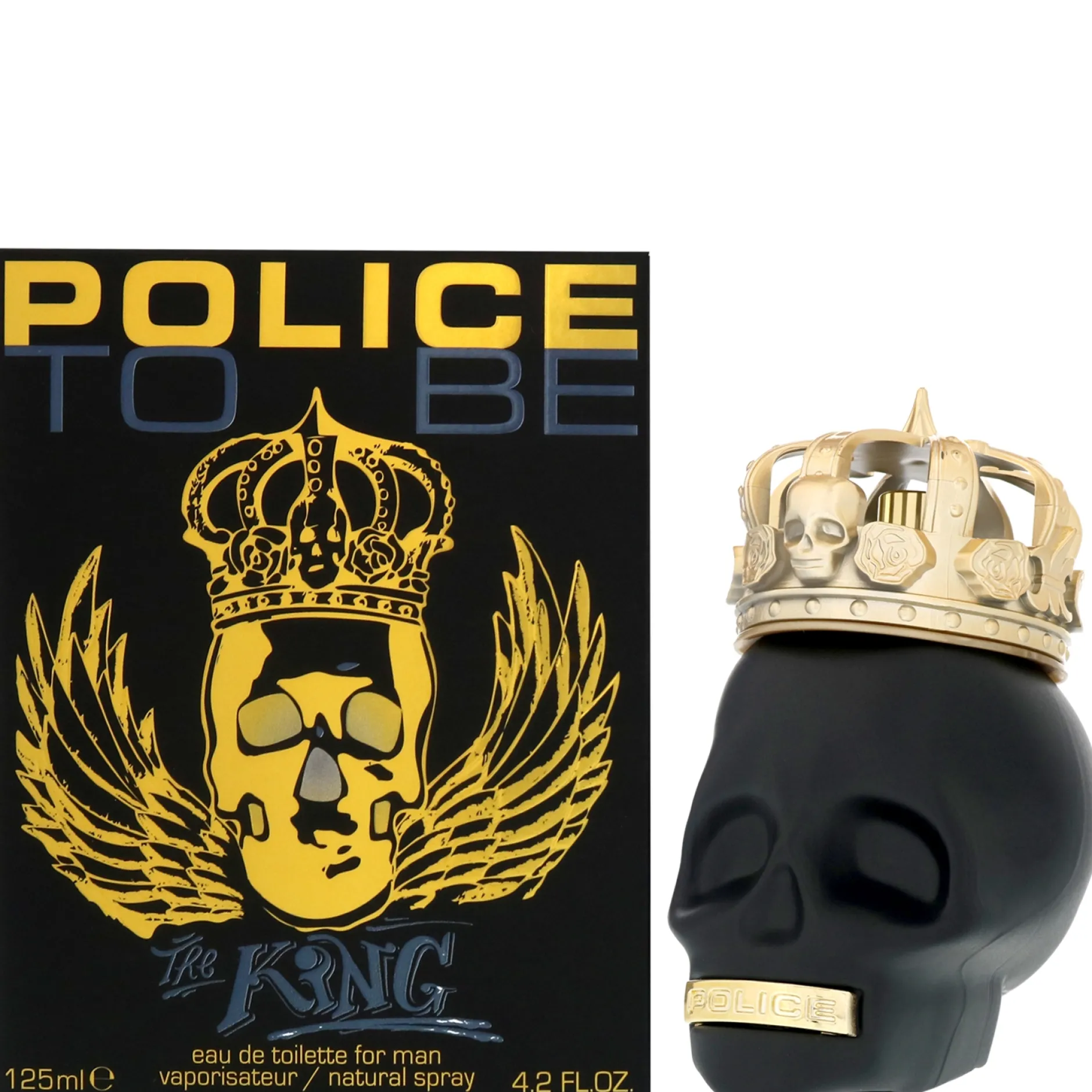 Police To Be The King Eau de Toilette Spray 125ml New