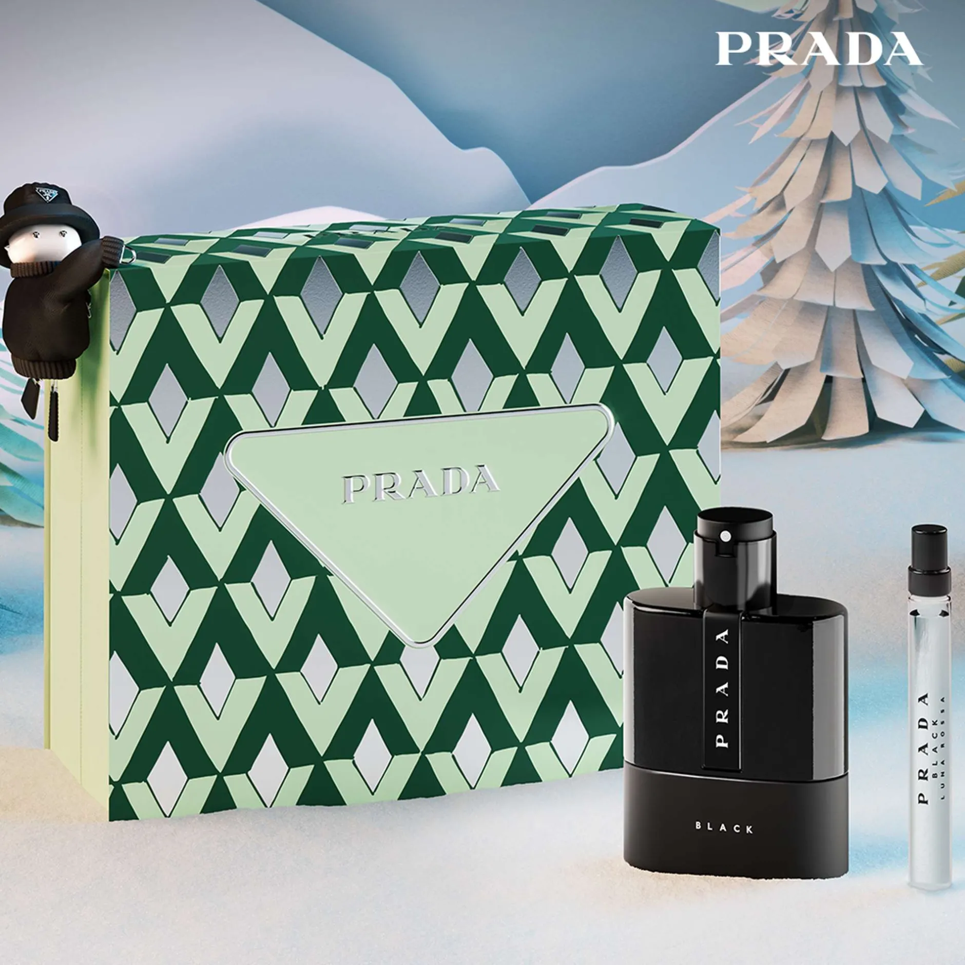 Prada Gift Sets Luna Rossa Black Eau de Parfum Spray 100ml Gift Set