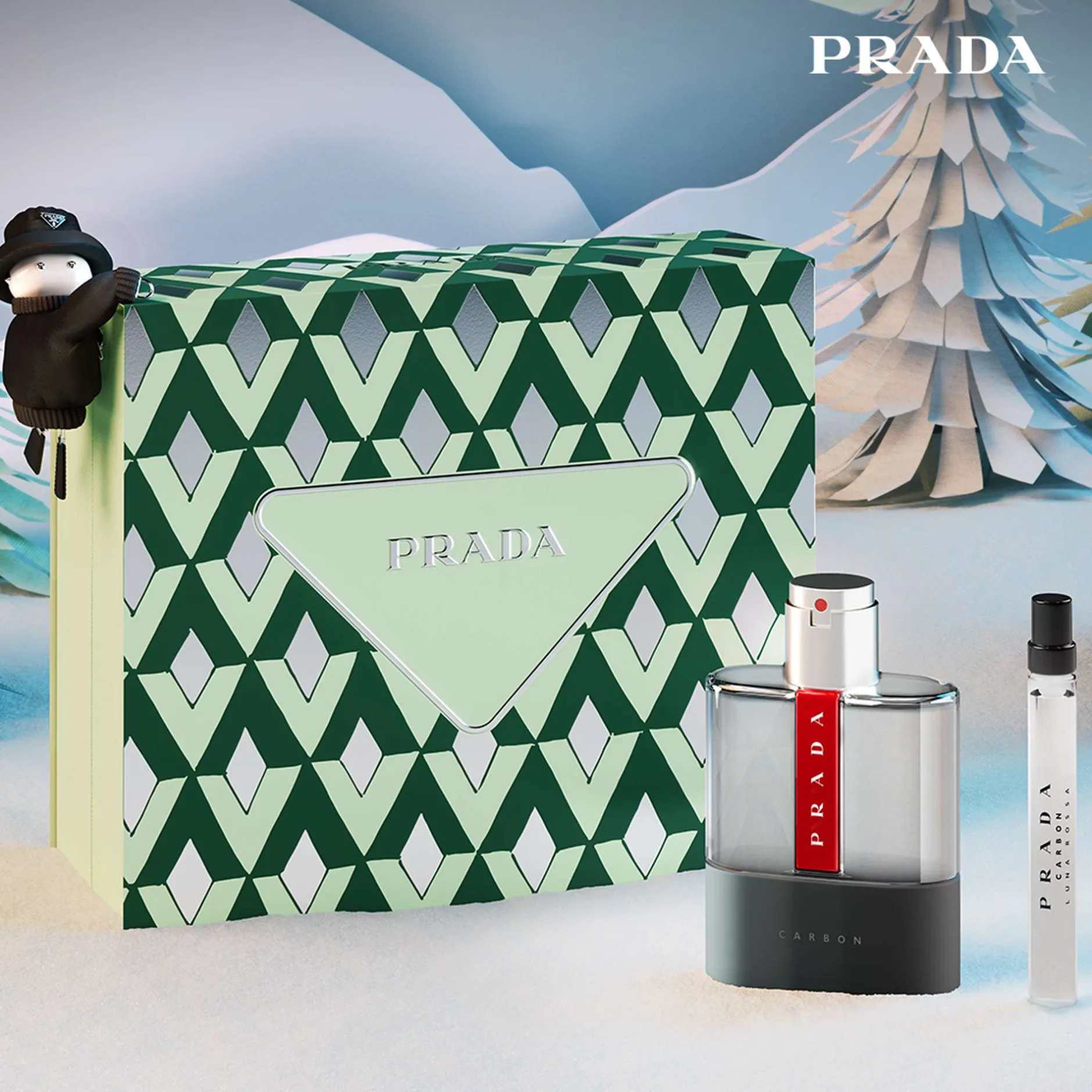Prada Gift Sets Luna Rossa Carbon Eau de Toilette Spray 100ml Gift Set