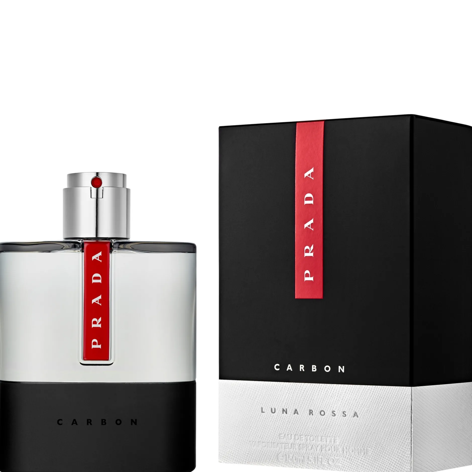 Prada Luna Rossa Carbon Eau de Toilette Spray 100ml Discount
