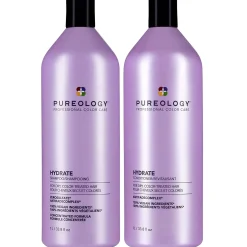 Pureology Bundles Duo: Hydrate Shampoo and Conditioner Moisturising Supersize 1000ml For Dry Hair