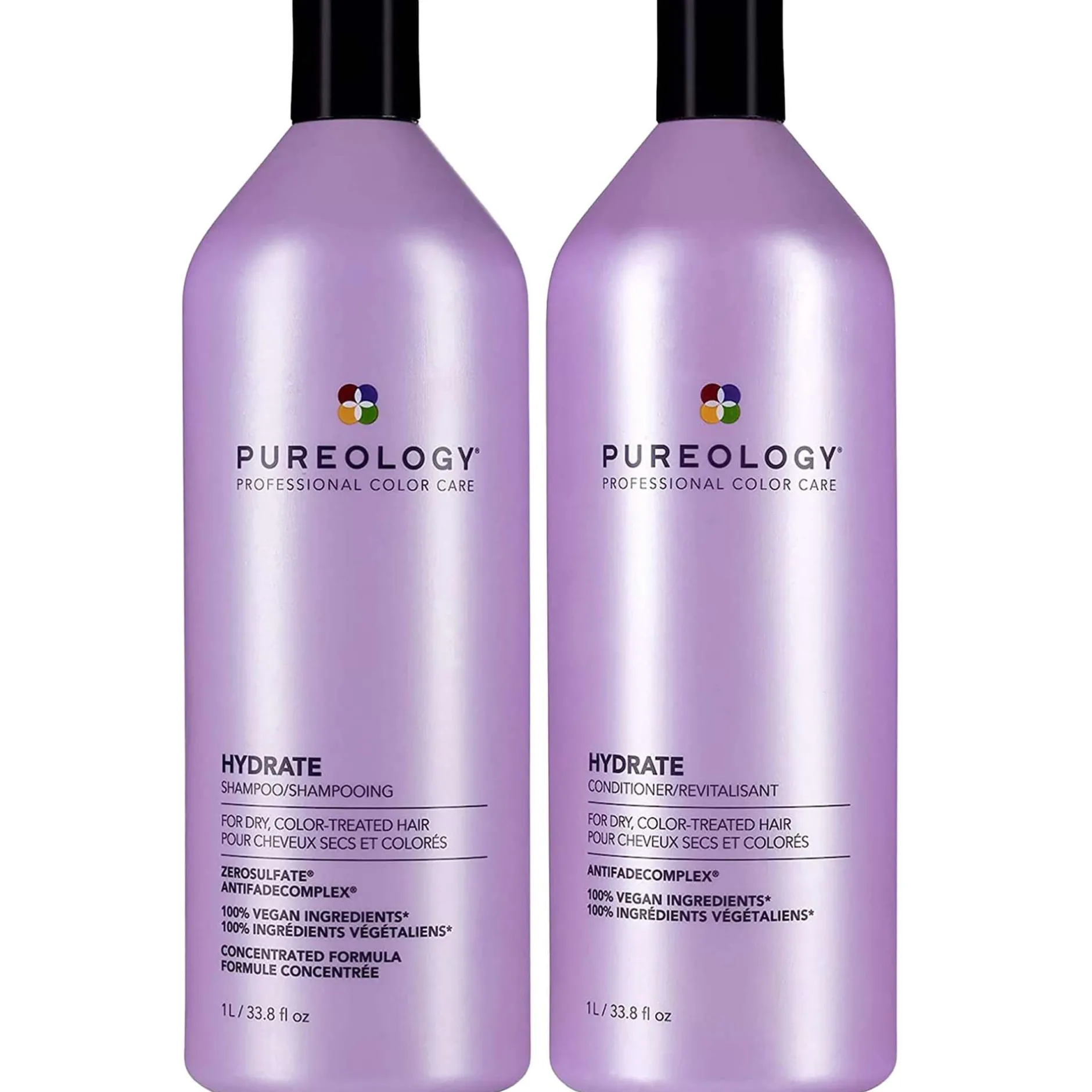 Pureology Bundles Duo: Hydrate Shampoo and Conditioner Moisturising Supersize 1000ml For Dry Hair