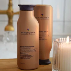 Pureology Nanoworks Gold Shampoo For Dry Tired Colour-Treated Hair, Restores Shine 266ml Best