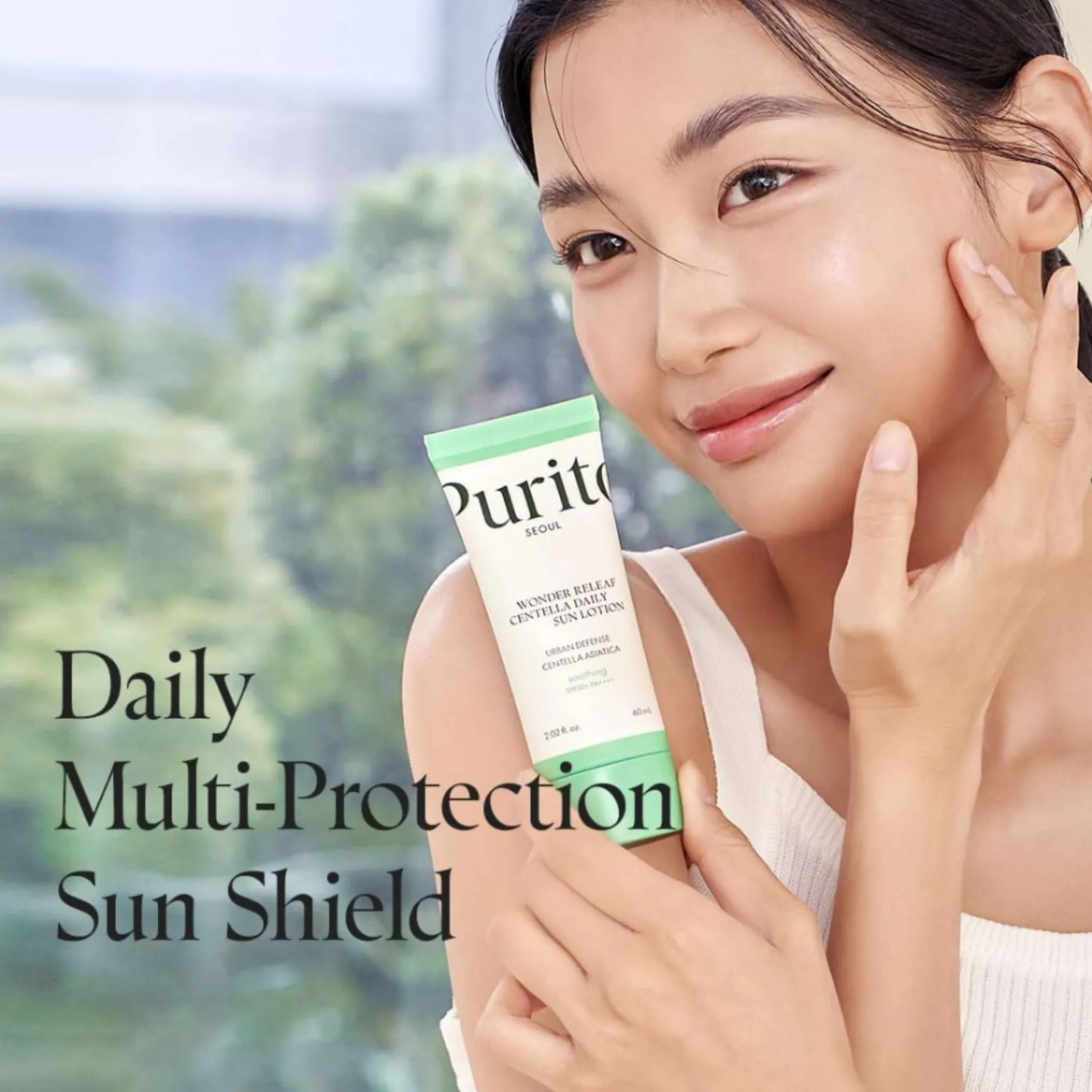 Purito Sun Care Wonder Releaf Centella Daily Sun Lotion SPF50+ PA++++ 60ml Clearance