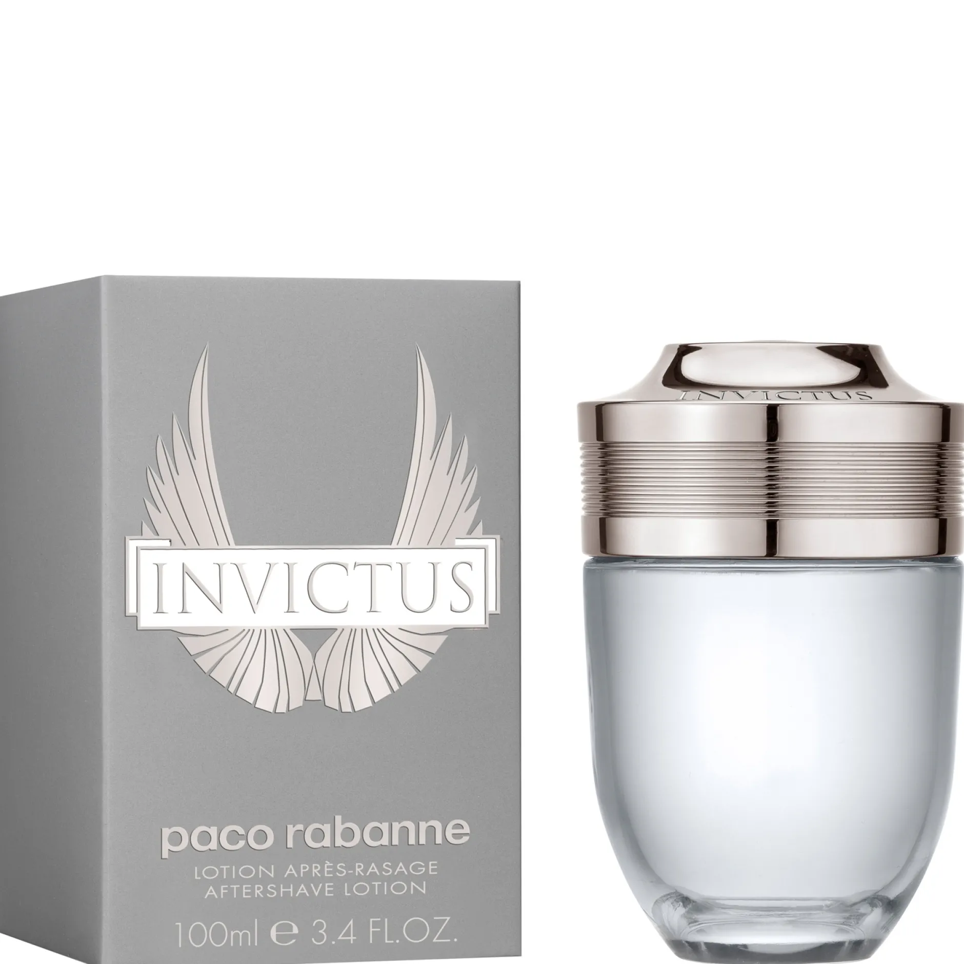 Rabanne Invictus Aftershave Lotion Splash 100ml Outlet