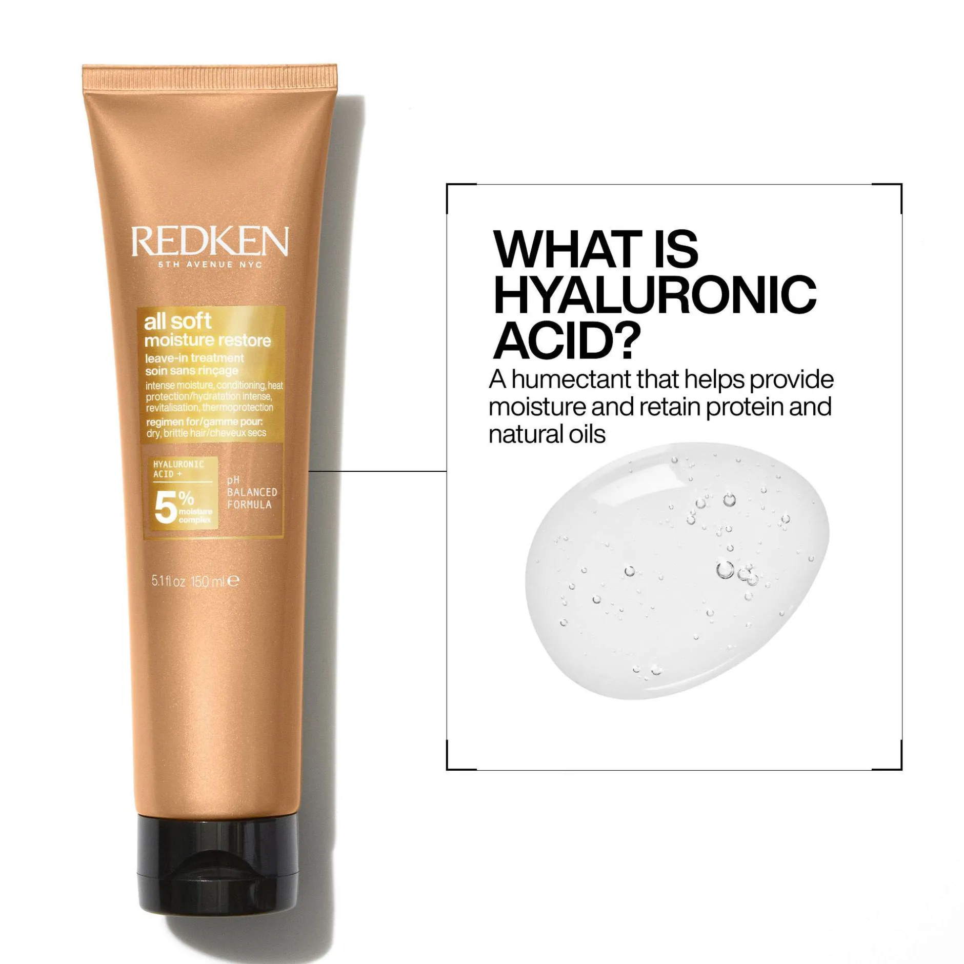 Redken All Soft Moisture Restore Leave-In Treatment, For Dry Hair 150ml Sale